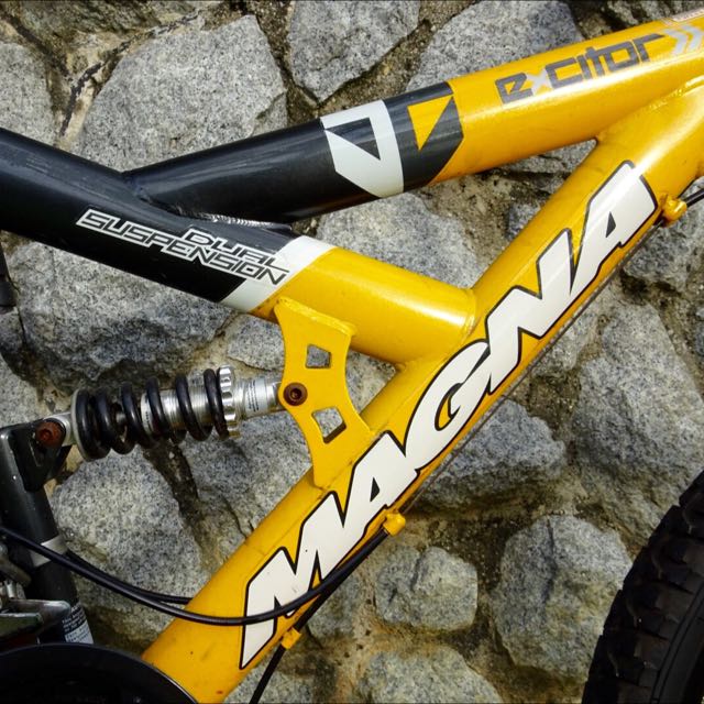 Magna full suspension bike on sale