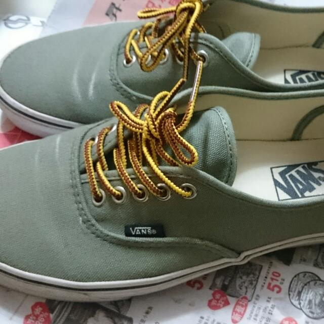 vans olive green shoes