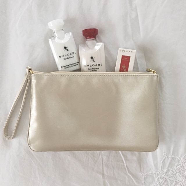 Bvlgari Wash/Makeup Bag With Beauty 
