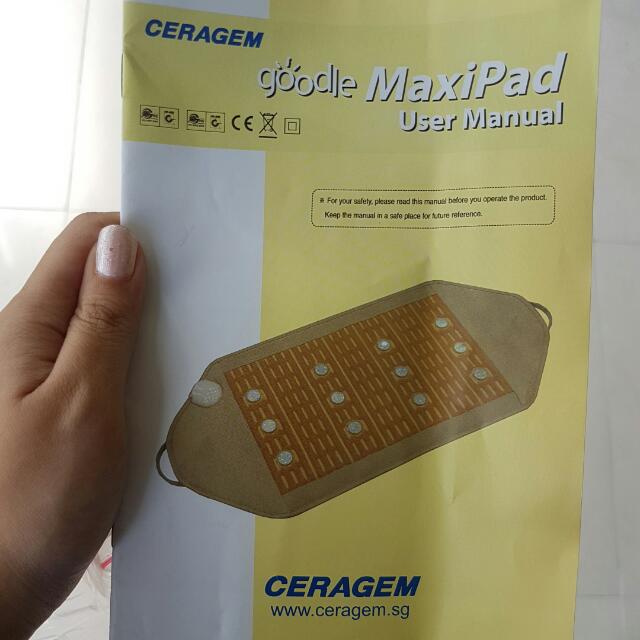 Ceragem Heating Pad, Health & Nutrition, Massage Devices on Carousell