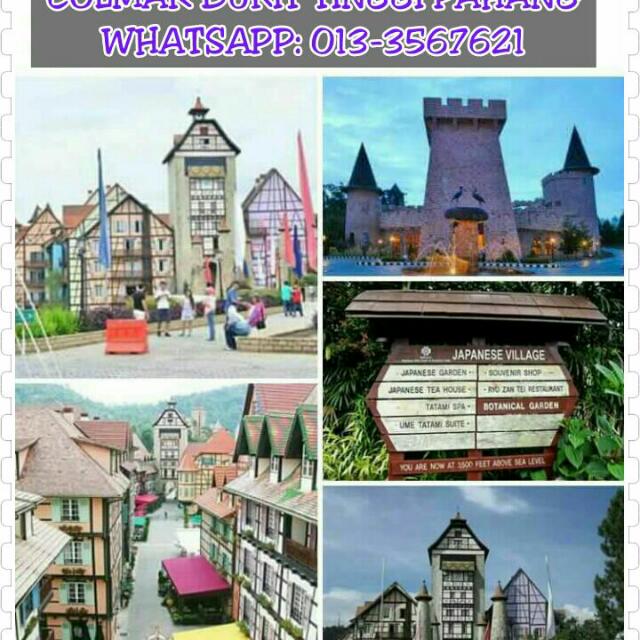 Colmar Bukit Tinggi Pahang Tickets Vouchers Attractions Tickets On Carousell