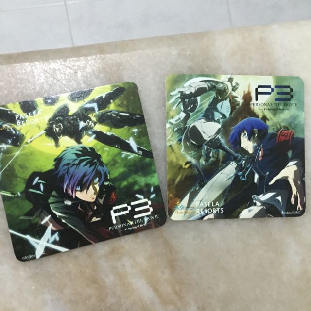 Persona 3 Coasters From P3 Cafe, Hobbies & Toys, Memorabilia ...