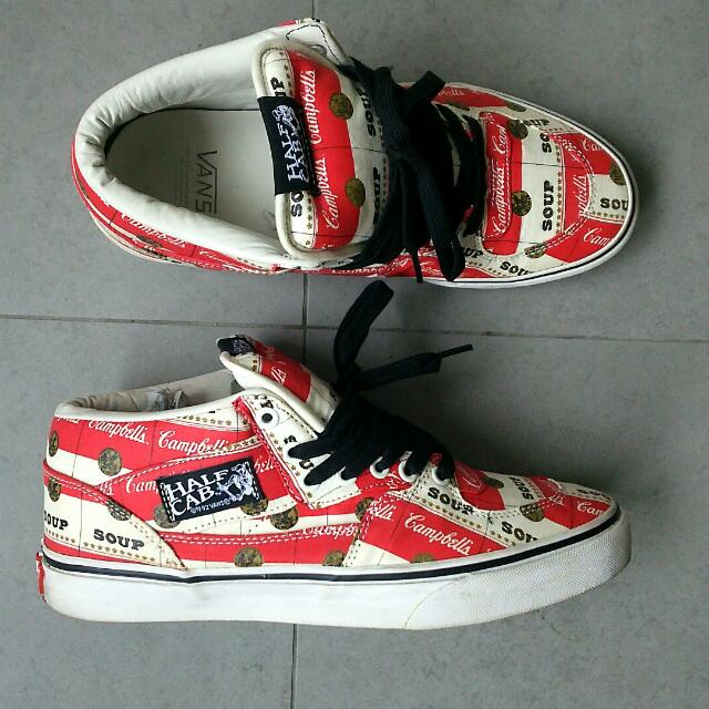 Supreme X Vans X Campbell Soup Half Cab Men s Fashion Footwear Dress Shoes on Carousell