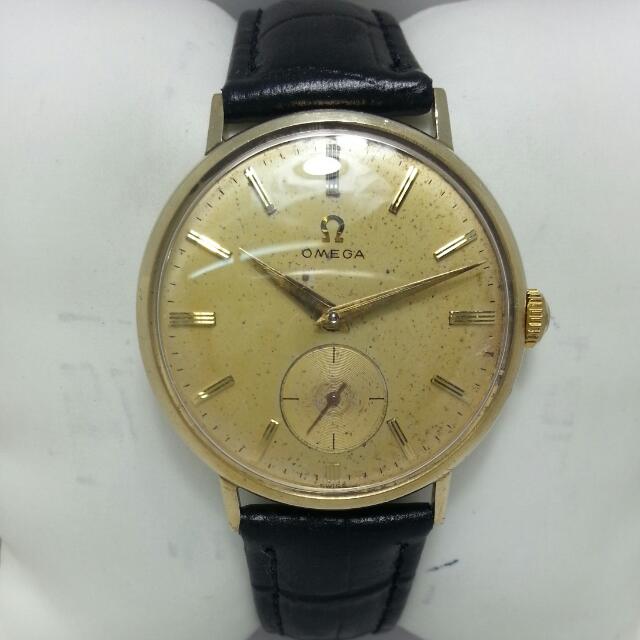 vintage omega manual wind watch