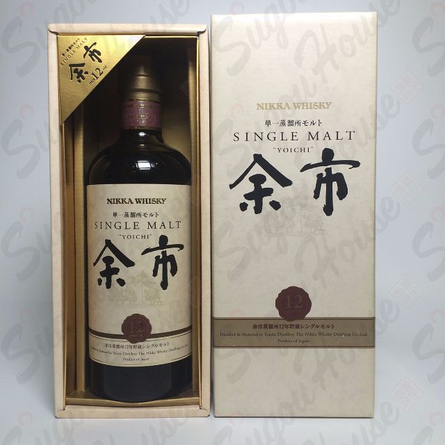 余市12年舊裝日本版豪華硬盒700ml 日本威士忌Nikka Whisky, 嘢食& 嘢飲 