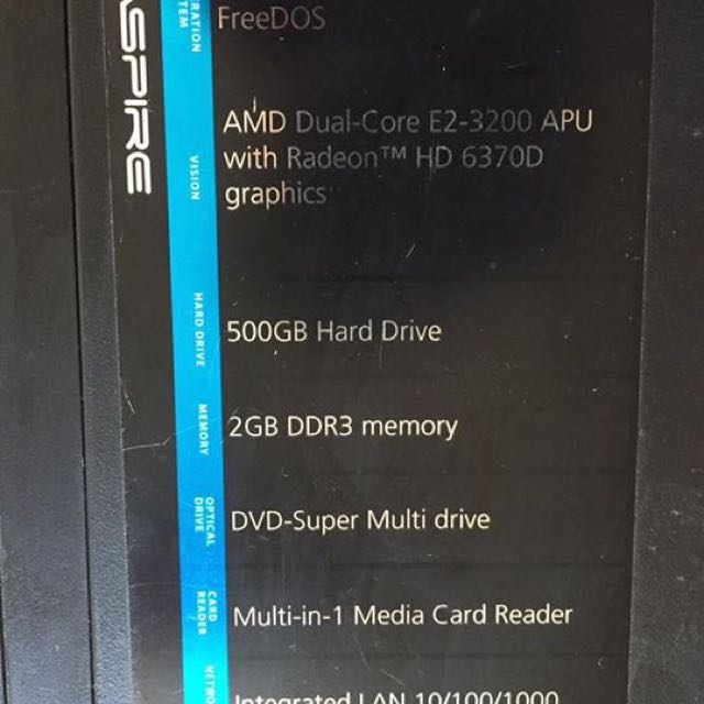 Acer X1470 Cpu Electronics Computers On Carousell