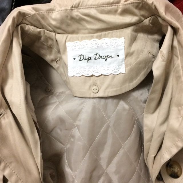 Dip Drops Trench Coat, Women's Fashion, Coats, Jackets and Outerwear on