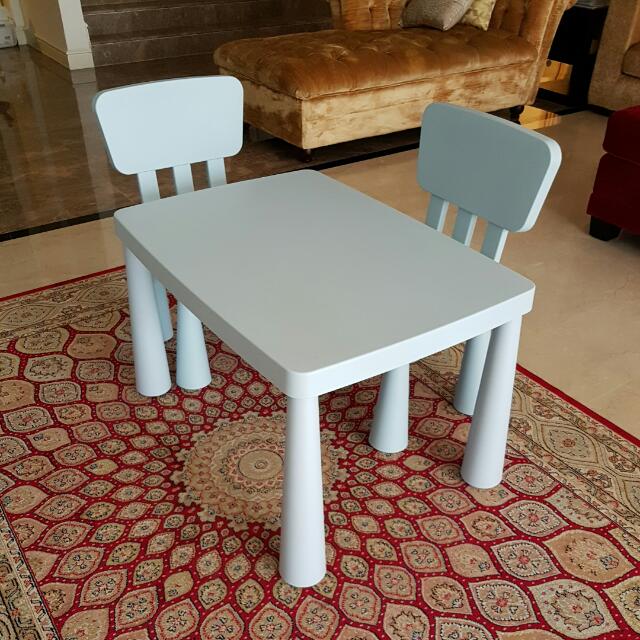 mammut ikea table and chairs