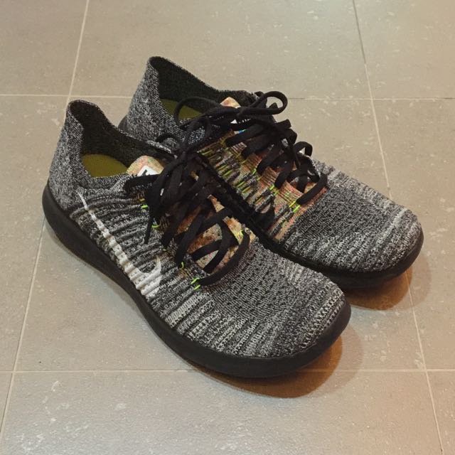 NIKE FREE RN FLYKNIT BLACK MULTI COLOR Size US 8 Men s Fashion Footwear Sneakers on Carousell