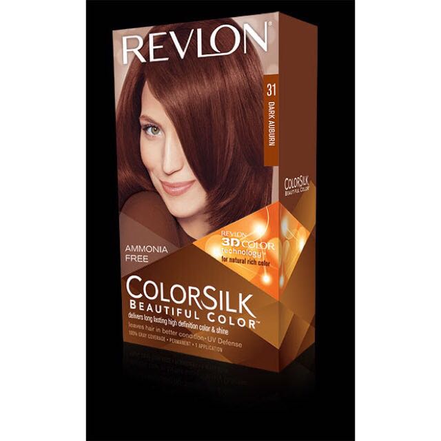 Revlon Colorsilk Hair Dye 31 Dark Auburn Health Beauty