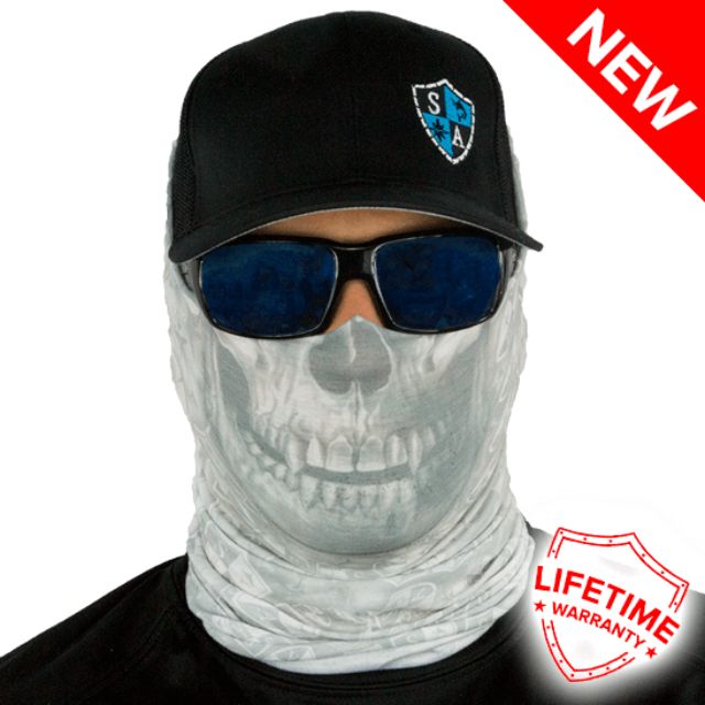 UV Face Shield S A 1 Face Shield Tactical Black Skull Face Shield for Men and Face Shields for Women