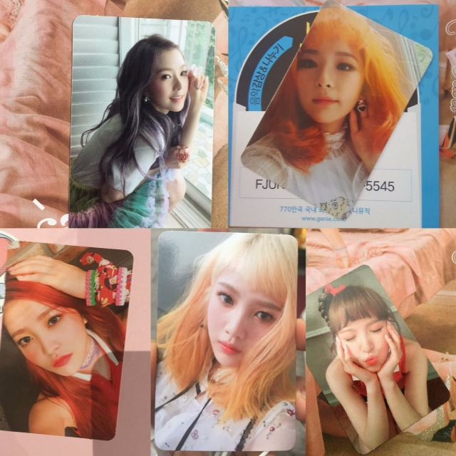 RED VELVET 3rd mini album Russian Roulette Official Photocard Irene Seulgi  KPOP