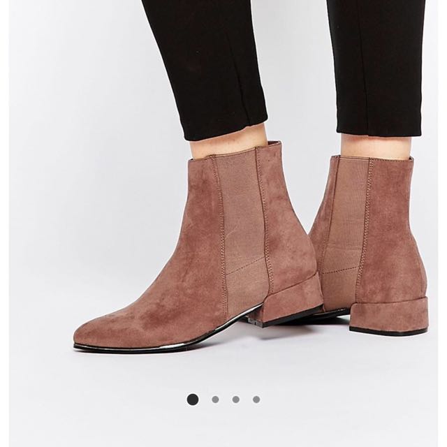 blush chelsea boots
