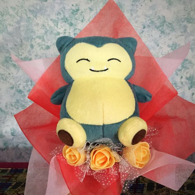 snorlax graduation plush