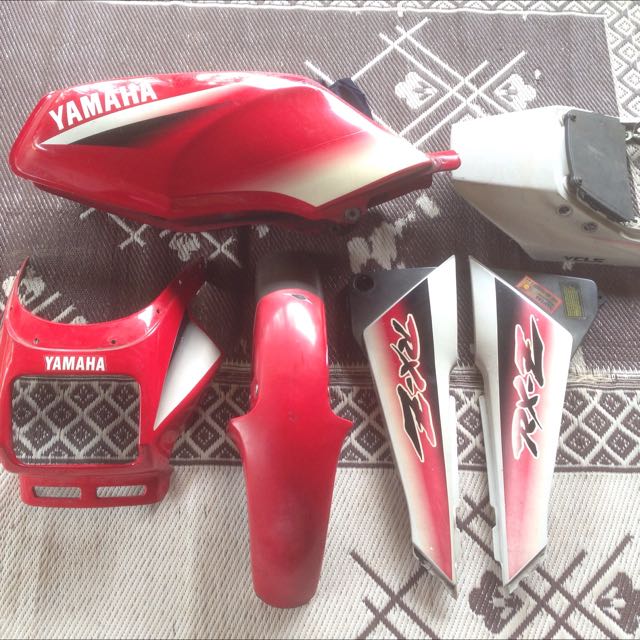 Cover Set Rxz Merah Mili Motorcycles On Carousell
