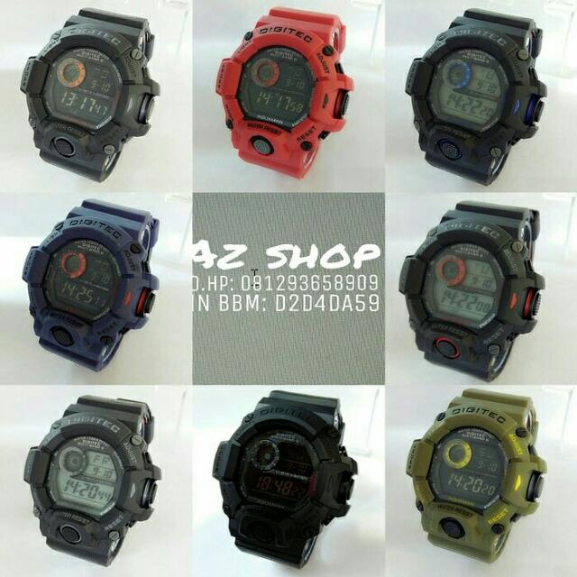 Jam Tangan Pria Digitec Dg 2064 Rubber Original Murah Olshop