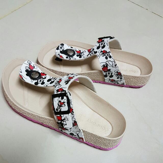Mickey mouse slippers on sale ladies