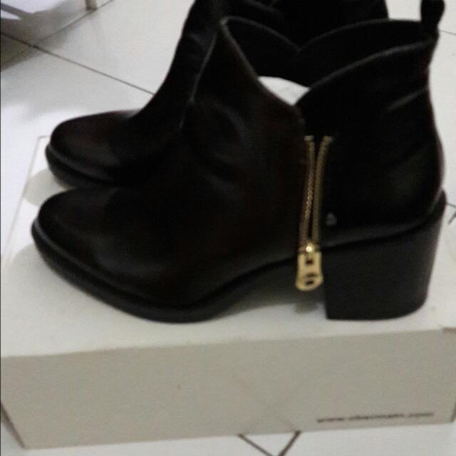 Sepatu Boots Zara Original Fesyen Wanita Sepatu Di Carousell