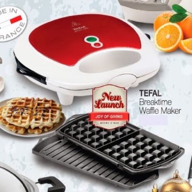 Tefal Breaktime Waffle Maker And Grill, TV & Home Appliances, Kitchen ...