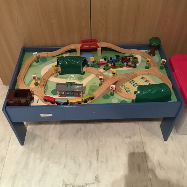 Reserved Train Track Table Trains Toys Bricks Reserved Train Track Table Trains Toys Bricks Figurines On Carou