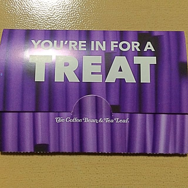 8 For 10 Worth Of Coffee Bean Card Entertainment Gift Cards Vouchers On Carousell