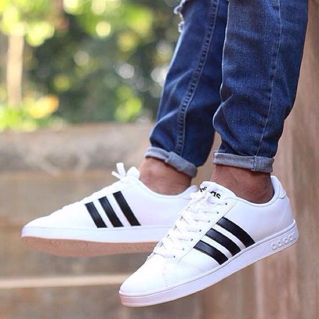 adidas neo baseline white