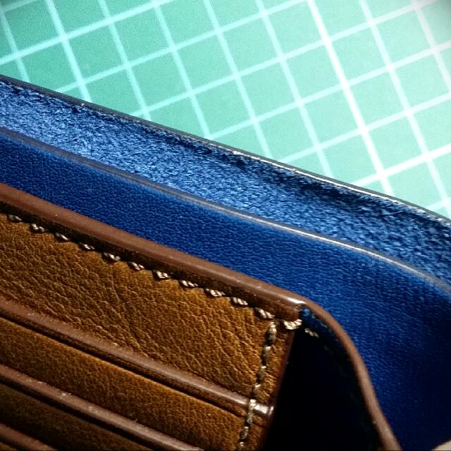 Coach glove tanned leather wallet clearance