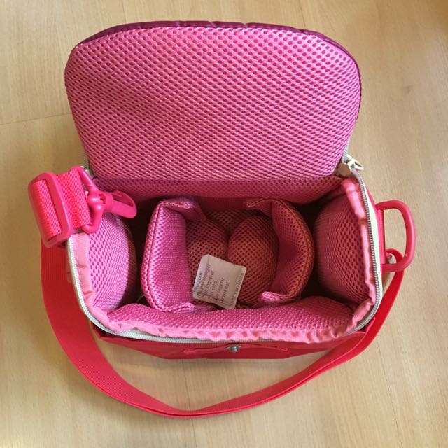 pink camera bag dslr
