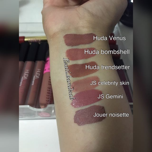 Hudabeauty Comparison And Fake Vs Real Health Beauty Makeup On Carousell Huda beauty contour and strobe lip sets come in five variations, one of them being exclusively sold at sephora, while the others are available worldwide. hudabeauty comparison and fake vs real