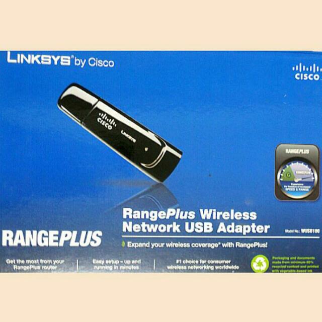 linksys wusb100 rangeplus wireless usb adapter linksys wusb100 rangeplus wireless usb adapter