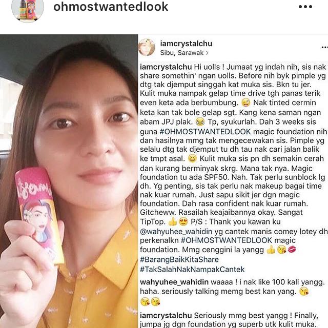 Oh Most Wanted Look Magic Foundation Health Beauty Makeup On Carousell