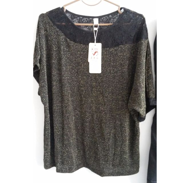 shimmer top plus size