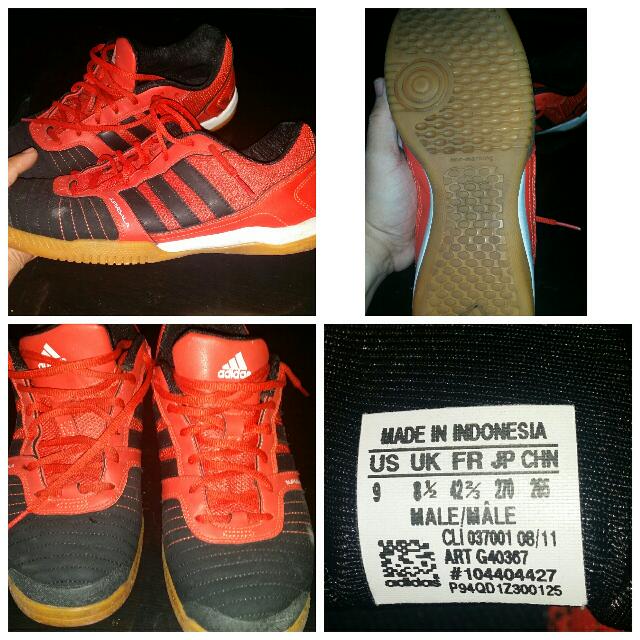 red n black shoes