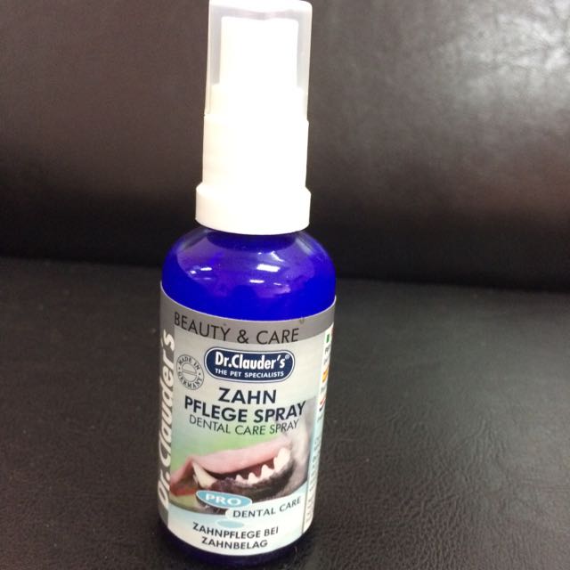Dr Clauder S Dental Care Spray For Dogs Pet Supplies Pet Accessories On Carousell