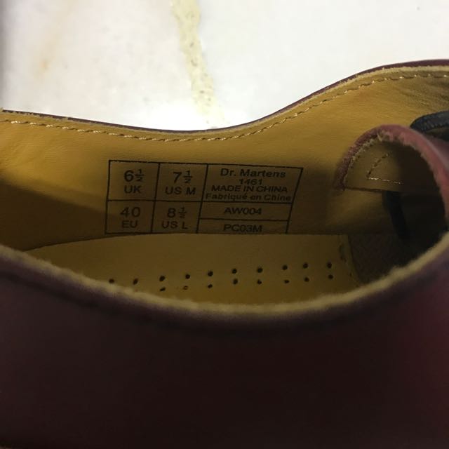 1461 smooth cherry red