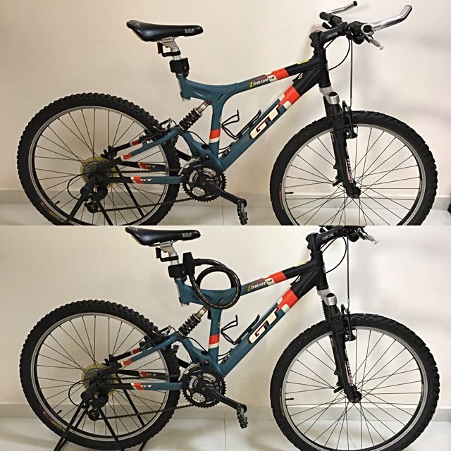 GT 6061 MTN BIKE WITH BICYCLE STAND 