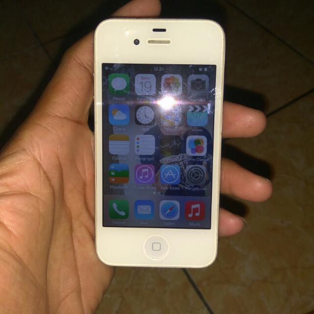 Iphone 4 32gb Telepon Seluler Tablet Di Carousell