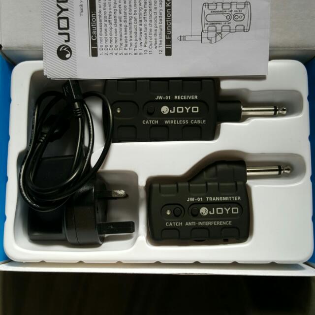 thumbnail image 2 of JOYO 2.4GHz Wireless Guitar System 4 Channels Digital Rechargeable... 2 of 11