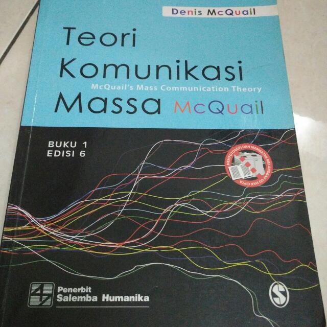 Teori Komunikasi Massa Buku Alat Tulis Buku Pelajaran Di Carousell