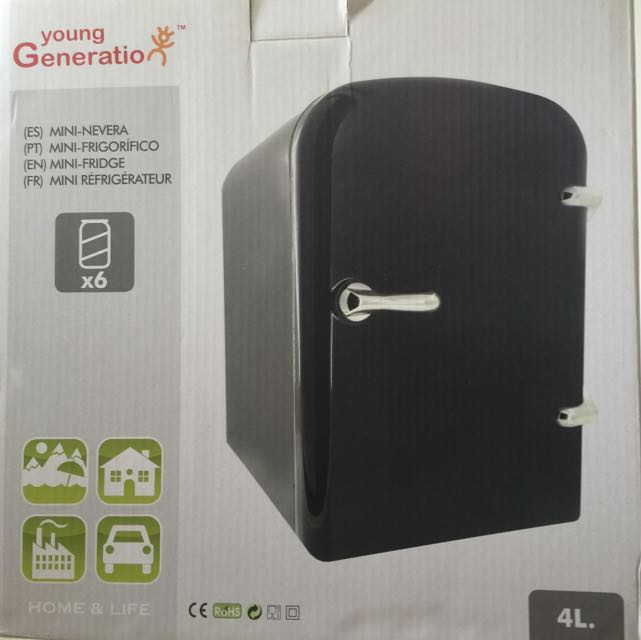 Young Generation MNBX4 4Litre Mini Fridge, Everything Else on Carousell