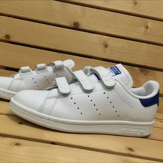 Adidas Stansmith 魔鬼氈 藍