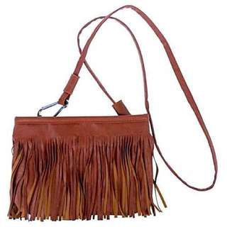 Fringe Tassel Sling Bag