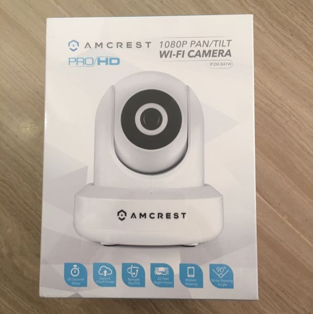Amcrest Prohd 1080p Wifi Wireless Ip Security Camera 1080p 1920tvl Ip2m 841 White Electronics Others On Carousell