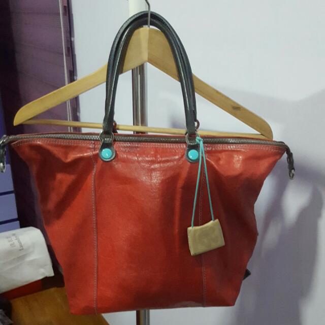GABS 3 way Red Leather Bag Women s Fashion Bags Wallets Cross