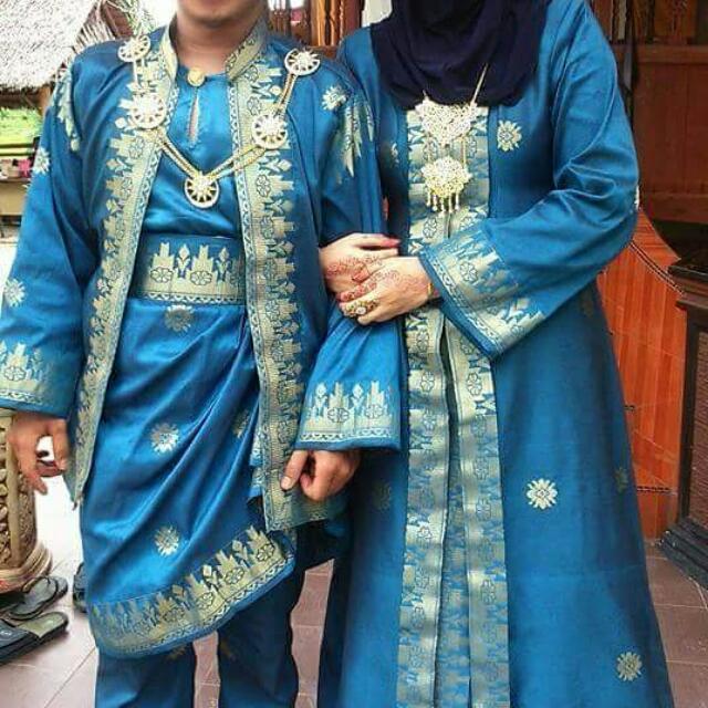 30+ Ide Keren Baju Pengantin Songket Kebaya Labuh