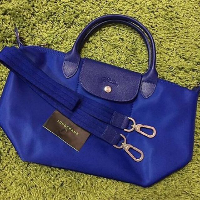 royal blue longchamp bag