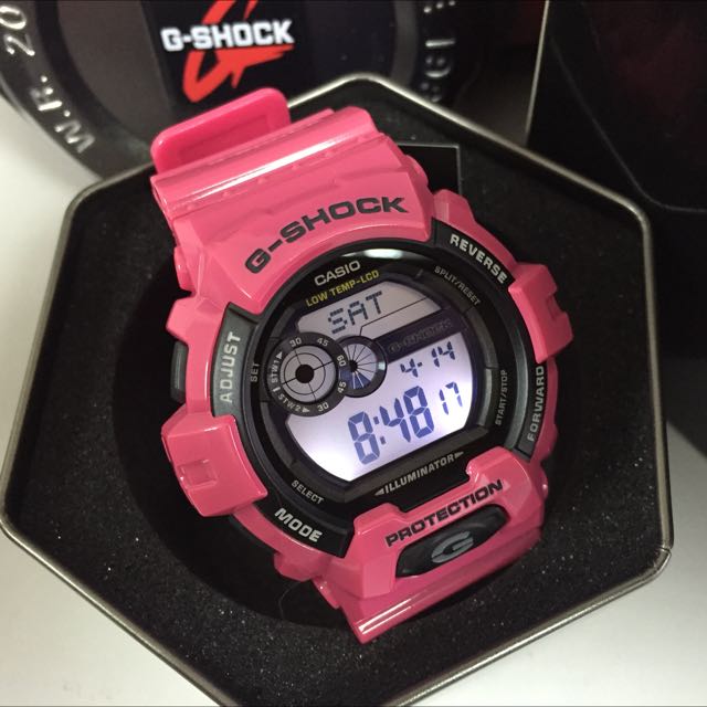 Original Casio G Shock GLS 8900 4DR Pink G Lide Men s Fashion