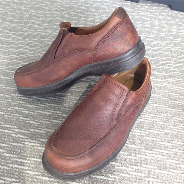 Red Wing Slip on Brown Safety Shoes Style 6647