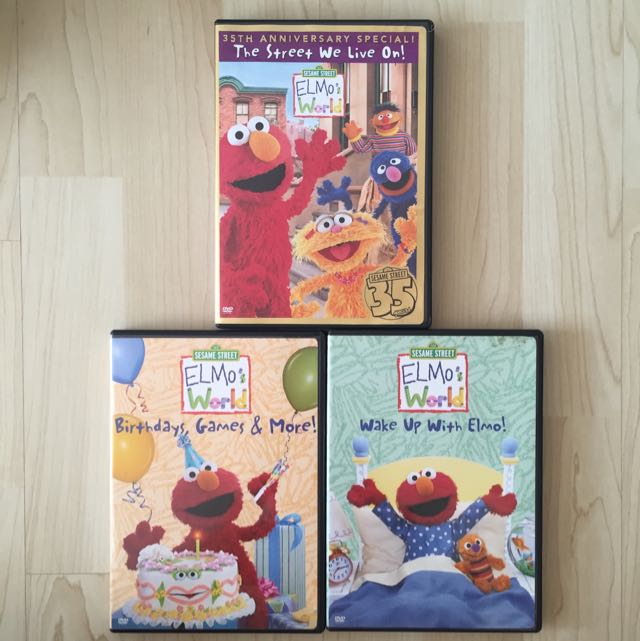 Sesame Street The Best Of Elmo Dvd Back