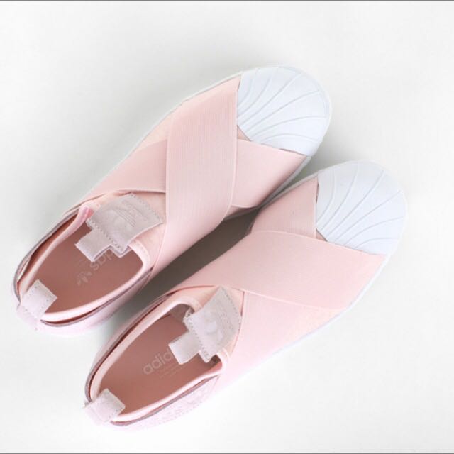 adidas originals superstar slip on women Pink